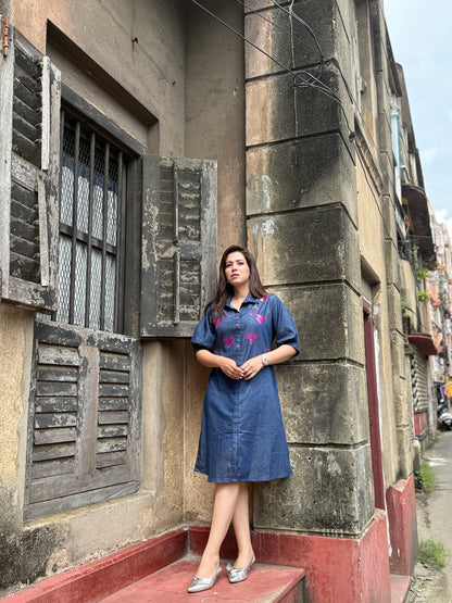 Denim Heart Dress